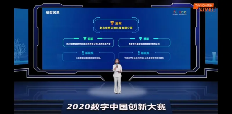 VGE团队荣获2020数字中国创新大赛·数字政府赛道创新应用赛亚军