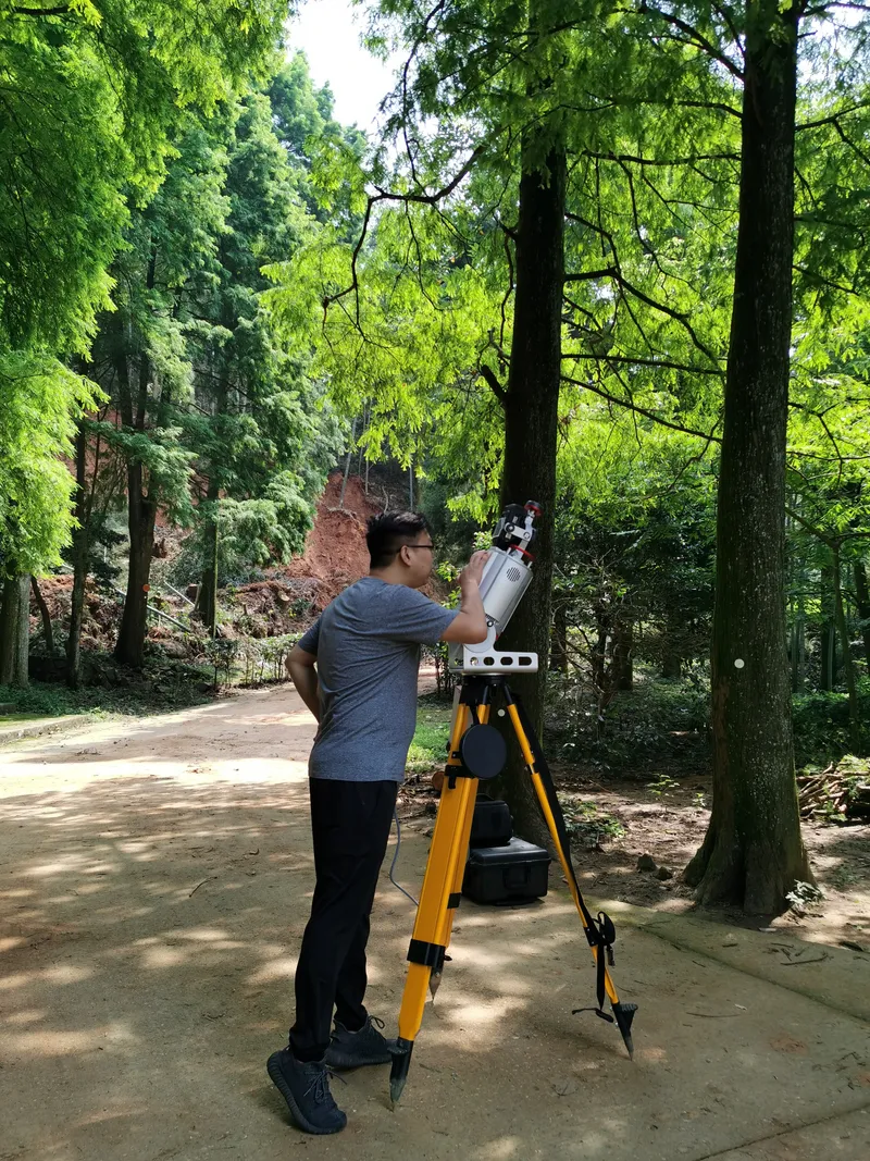 VGE小组在江西南昌开展植被激光扫描实验