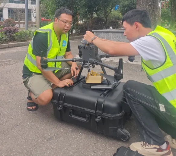 图2 天全县城厢镇龙尾村国道318线滑坡区域实战应用验证